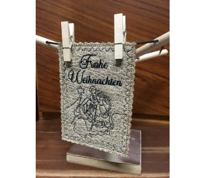 Stickserie - Stern über Bethlehem Line Art